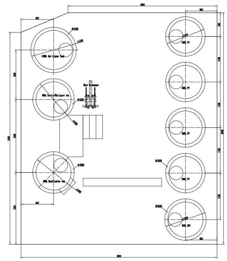 5 bbl beer brewing system in Mexico